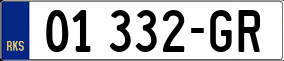 Truck License Plate